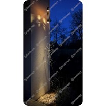 3w Luna Pendant Light - Corten - w/white