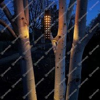 3w Luna Pendant Light - Corten - w/white