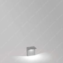Delta Oblix bollard light 160mm - Alu Grey