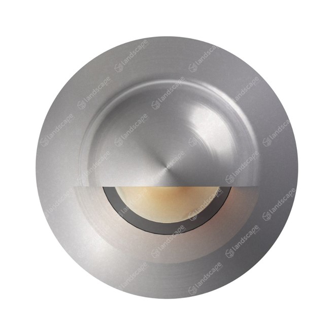 LuxR M1 LED Domed Eyelid Step Lights (seamless) - s/steel