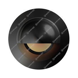LuxR M1 LED Domed Eyelid Step Lights (seamless) - black