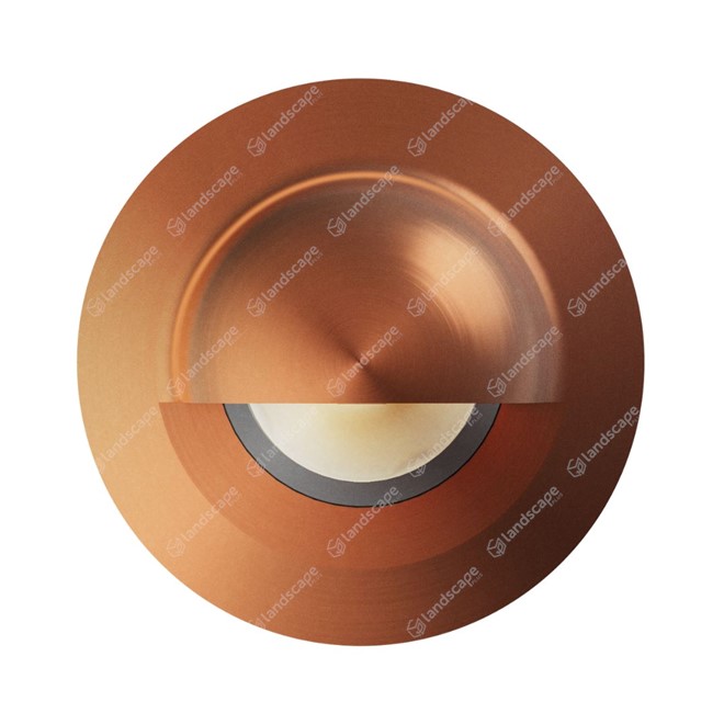 LuxR M1 LED Domed Eyelid Step Lights (seamless) - copper