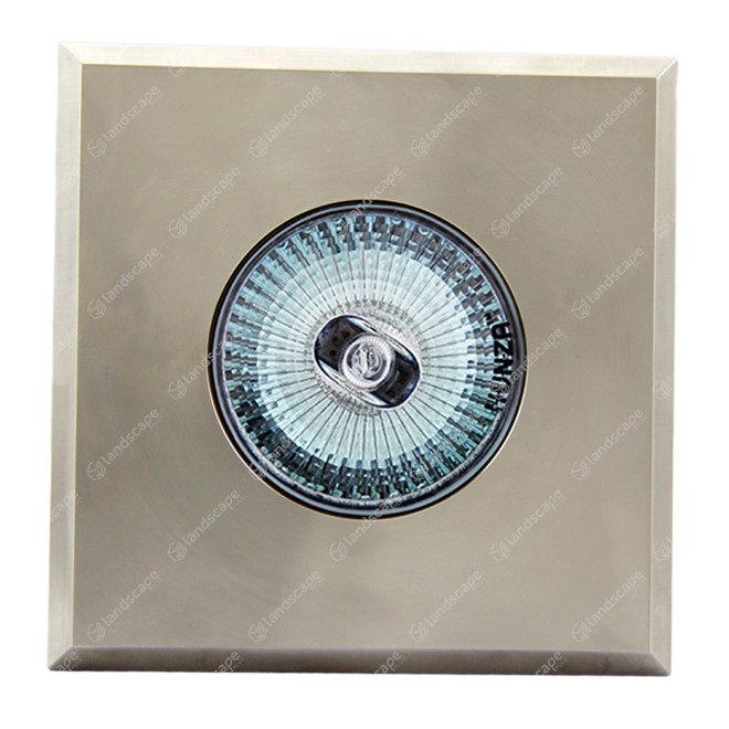 Hunza Square Step Lights (plain bezel) - s/steel