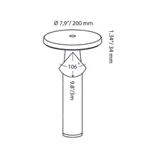 IN-LITE® DISC LOW Bollard Lights - 12v