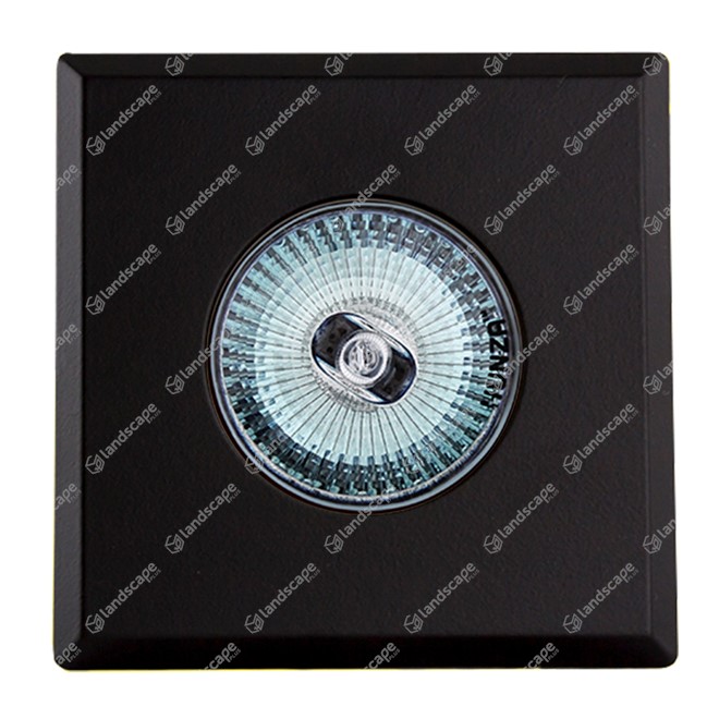 Hunza Square Step Lights (plain bezel) - Eco black