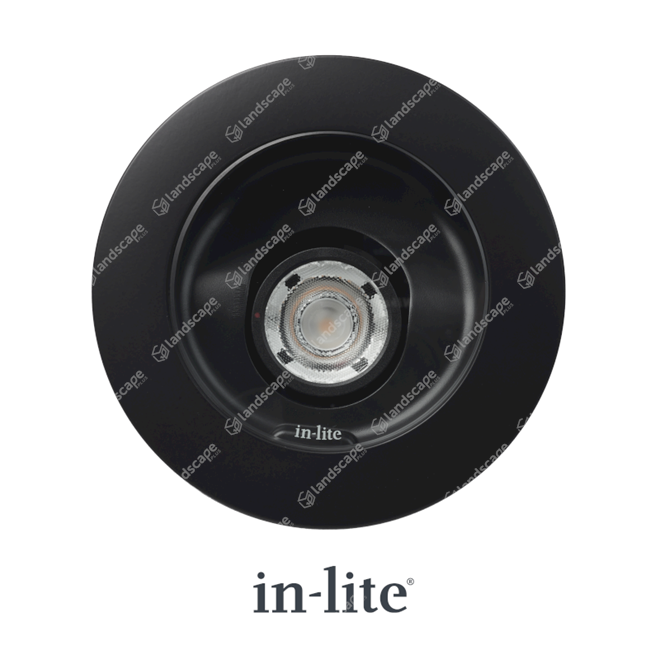 IN-LITE® BIG NERO Tilting Recessed Lights - 12v