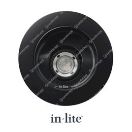 IN-LITE® BIG NERO Tilting Recessed Lights - 12v