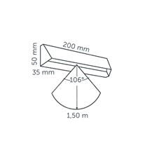 IN-LITE® WEDGE SLIM Wall Light - 12v