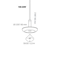 IN-LITE® SWAY PENDANT Hanging Lights - 240v