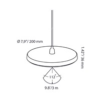 IN-LITE® DISC PENDANT Hanging Lights - 240v
