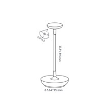 IN-LITE® SWAY TABLE Rechargable Lamps - battery powered