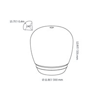 IN-LITE® VOQUE Floor Lanterns - tinted shade - 12v