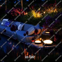 IN-LITE® VOQUE Floor Lanterns - tinted shade - 12v