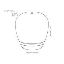 IN-LITE® BIG VOQUE Floor Lanterns - tinted shade - 12v