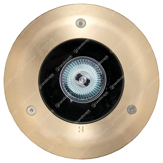 Hunza Deck Mounted Uplighters - bronze bezel