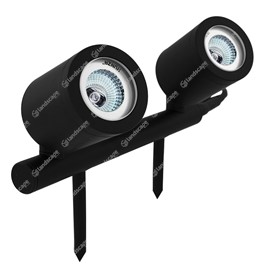 Hunza Twin Bar Lights - Eco black