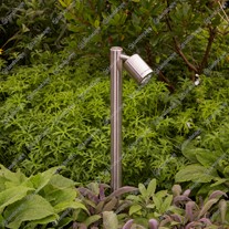 Hunza Single Pole Lights - s/steel