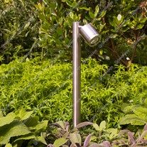 Hunza Single Pole Lights - s/steel