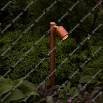 Hunza Single Pole Lights - copper