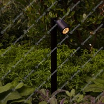 Hunza Single Pole Lights - Eco black
