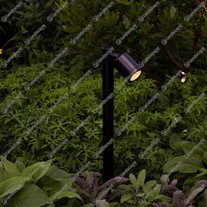 Hunza Single Pole Lights - Eco black