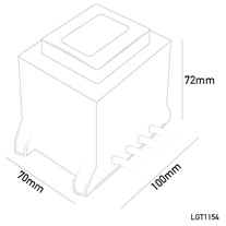 Multi-outlet Constant Voltage Transformers for Replacement LED Lamps - 12v