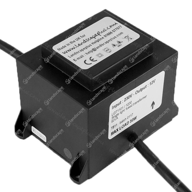 Single-outlet Fused Constant Voltage Outdoor Transformers - 12v