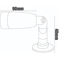 Techmar Minus Spotlights - gun metal