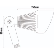 Techmar Focus Spotlights - black
