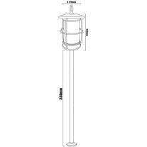 Techmar Locos Path Lights - brown