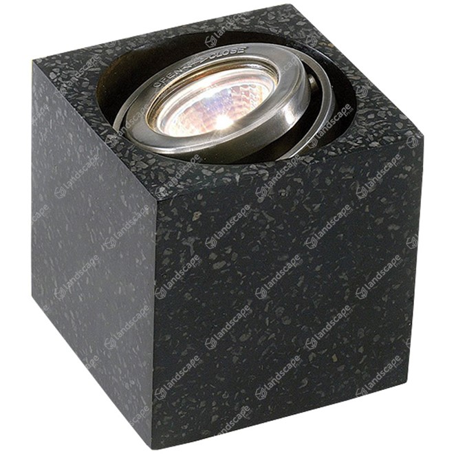 Techmar Tilia Uplighters - granite black polyresin