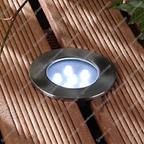 Techmar Brevus Uplighters Round - s/steel