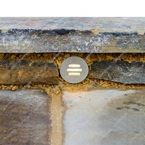 Collingwood LED Round Louvre Deck Lights - s/steel - 350mA