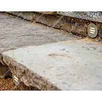 Collingwood LED Round Louvre Deck Lights - s/steel - 350mA
