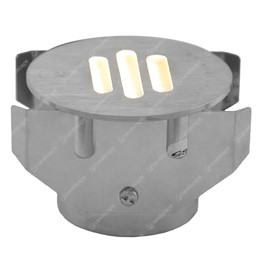 Collingwood LED Round Louvre Deck Lights - s/steel - 350mA
