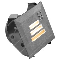 Collingwood LED Square Louvre Deck Lights - s/steel - 350mA