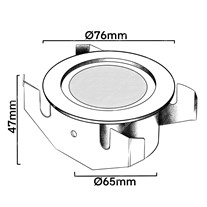 Collingwood LED Uplighters - s/steel - 350mA/700mA