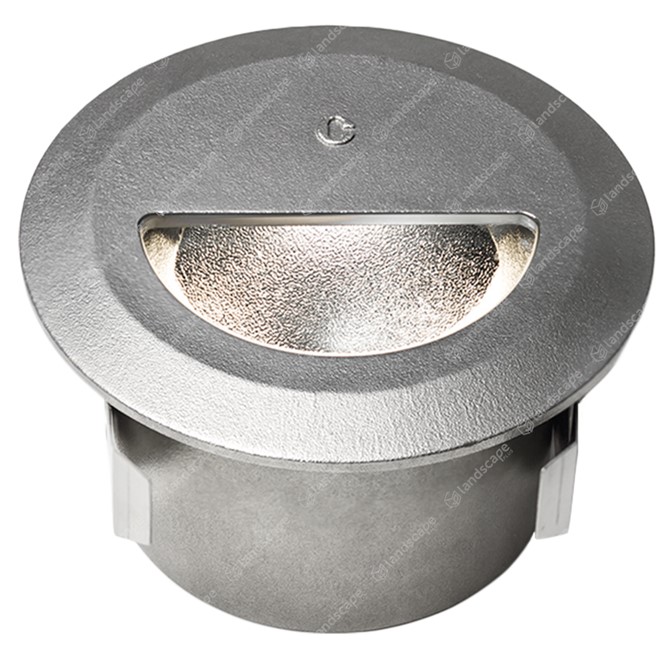 Collingwood LED Round Step Lights - cast s/steel - 240v