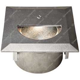 Collingwood LED Square Step Lights - cast s/steel - 240v