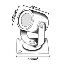 Collingwood High Power LED Micro Bracket Lights - s/steel - 700mA