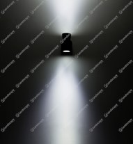 Collingwood LED Curve Up/Down Pillar Lights - silver - 240v