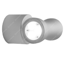 Collingwood LED Curve Up/Down Pillar Lights - silver - 240v