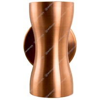 Collingwood LED Curve Up/Down Pillar Lights - copper - 240v
