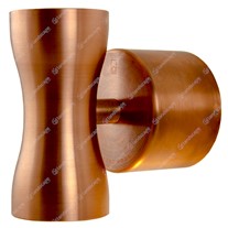 Collingwood LED Curve Up/Down Pillar Lights - copper - 240v