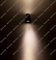 Collingwood LED Curve Up/Down Pillar Lights - black - 240v