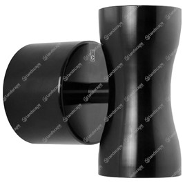 Collingwood LED Curve Up/Down Pillar Lights - black - 240v