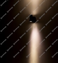 Collingwood LED Curve Up/Down Pillar Lights - black - 240v
