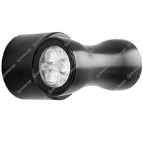 Collingwood LED Curve Up/Down Pillar Lights - black - 240v