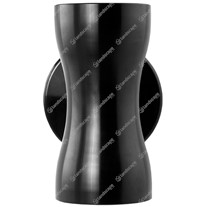 Collingwood LED Curve Up/Down Pillar Lights - black - 240v