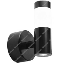 Collingwood LED Halo Up/Down Wall Lights - black - 240v